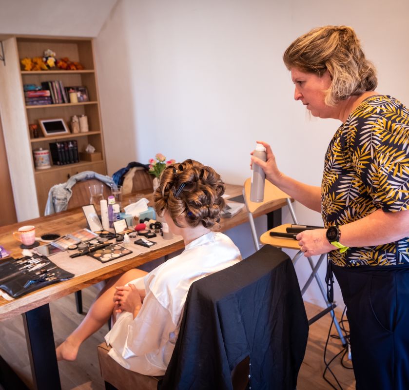 Haarstyling bruid