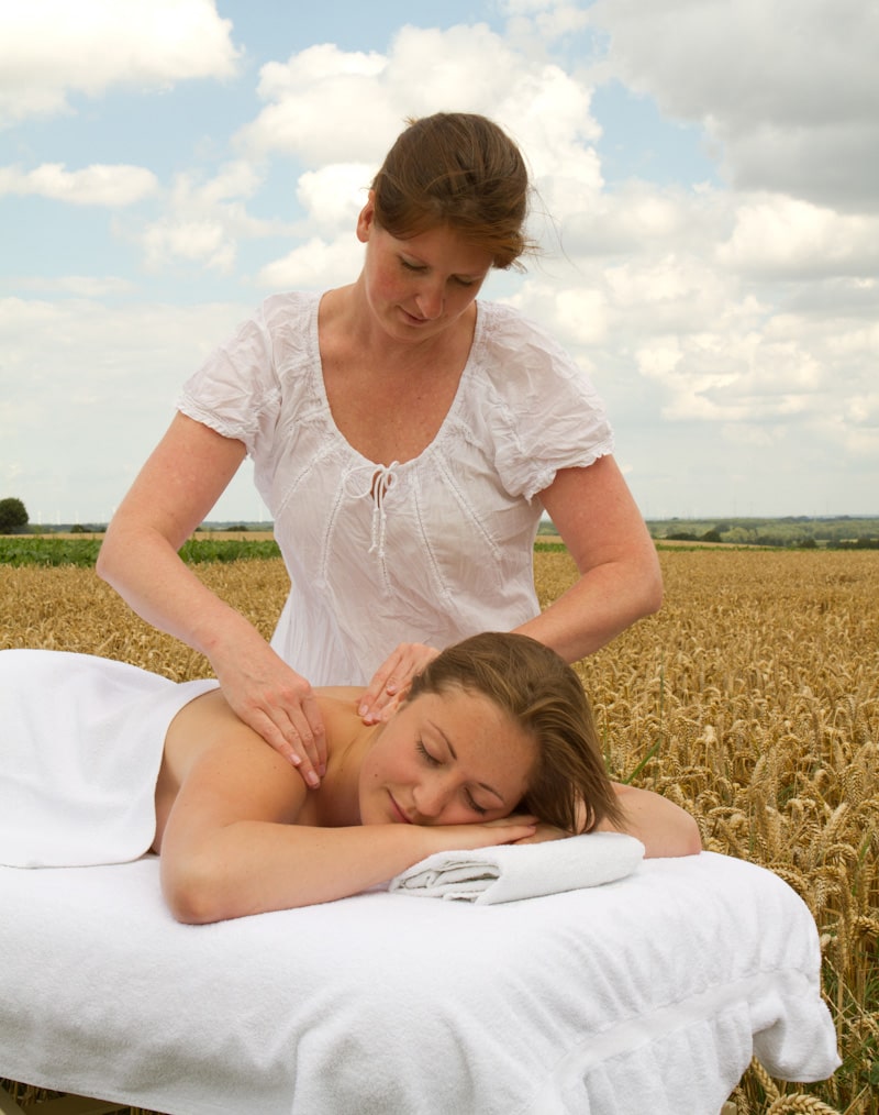 Massage voor een bruiloft of feest
