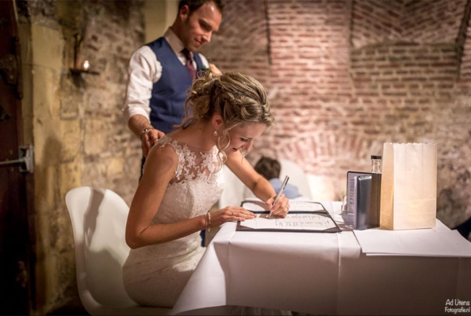 Visagie en haarstyling bruid Joëlle