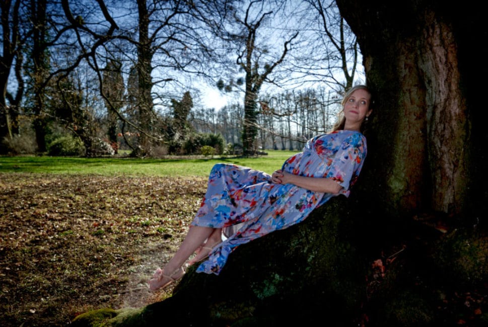 Visagie zwangerschapshoot Vivian