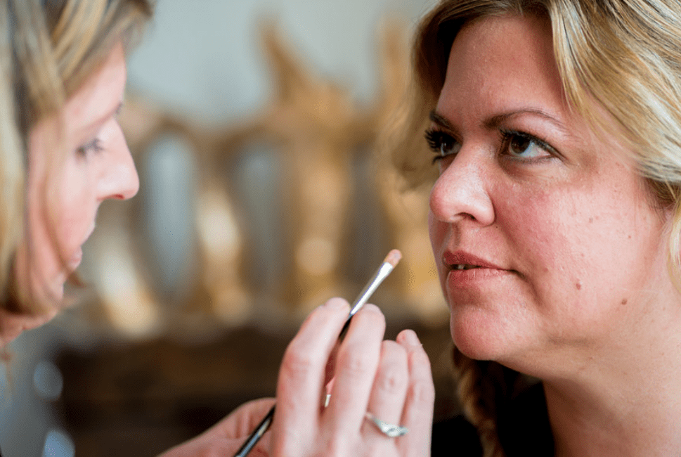 Bruid Myrthe Visagie en haarstyling