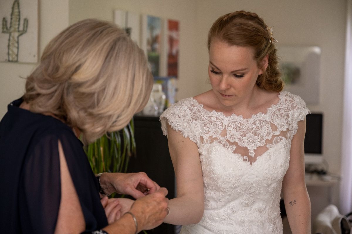 Visagie bruid Tessa door Edith Remmen - visagie Maastricht
