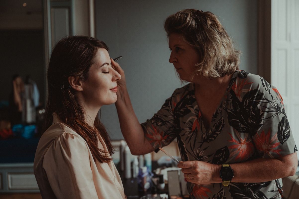 Visagie voor bruid Suzanne