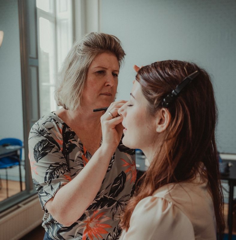 Visagie voor bruid Suzanne